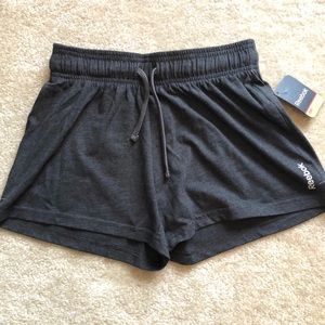 Reebok dark grey cotton shorts